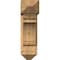 Ekena Millwork Olympic Arts and Crafts Smooth Bracket w/ Offset Brace, Western Red Cedar, 7 1/2"W x 22"D x 26"H BKT0806X22X26OLY03SWR - alternate 3